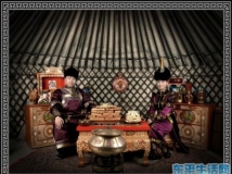 让你见识见识现代蒙古人新婚照
