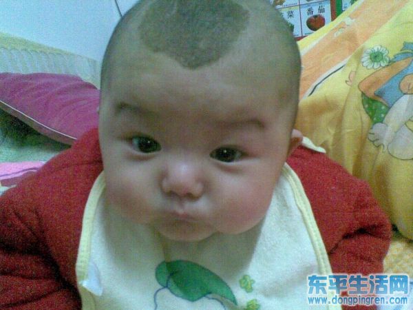 女儿第四个月